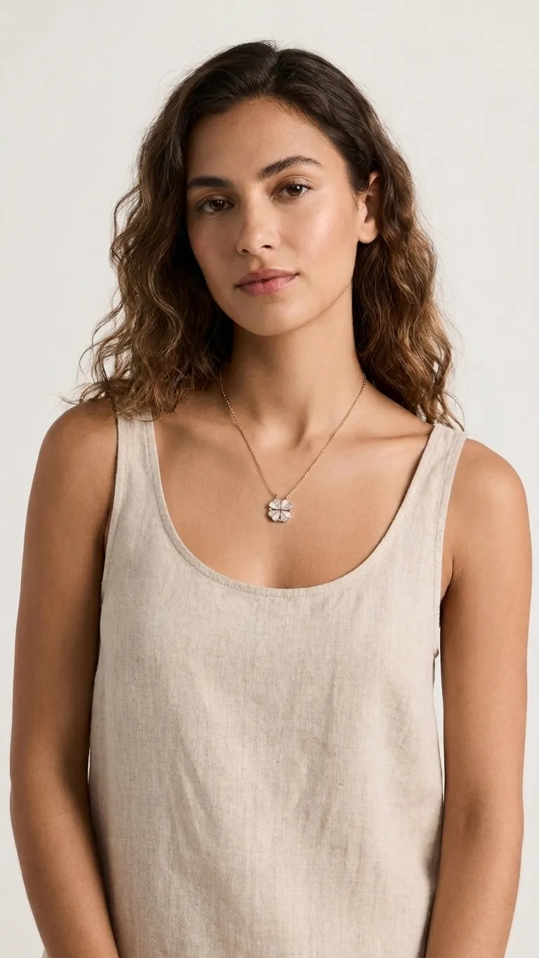 Blush Clover Necklace